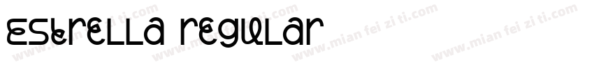 Estrella regular字体转换